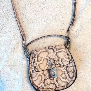 Steve Madden snakeskin purse